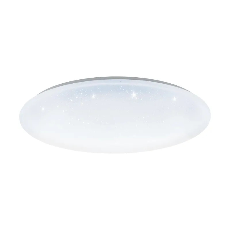 Plafoniera moderna a led pvc effetto stellato design bianco GL1710