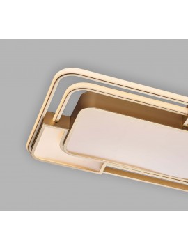 Plafoniera a led moderna design oro luxury lgt 110