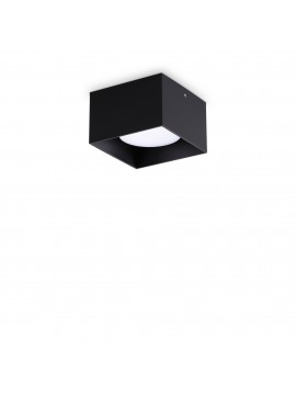 Faretto plafoniera quadrato moderno design nero DL1878