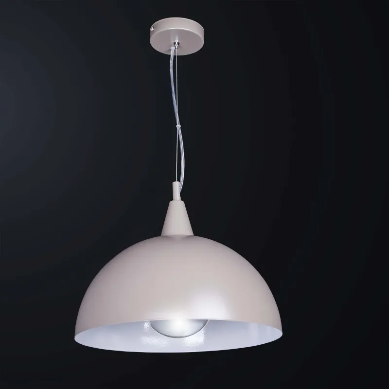 Lampadario a sospensione moderno tortora e bianco BGA 3541-s35