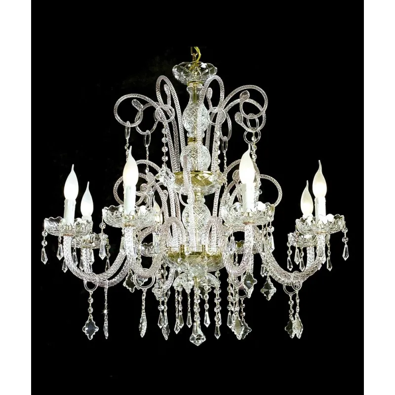 Classic crystal chandelier 8 lights BGA 672